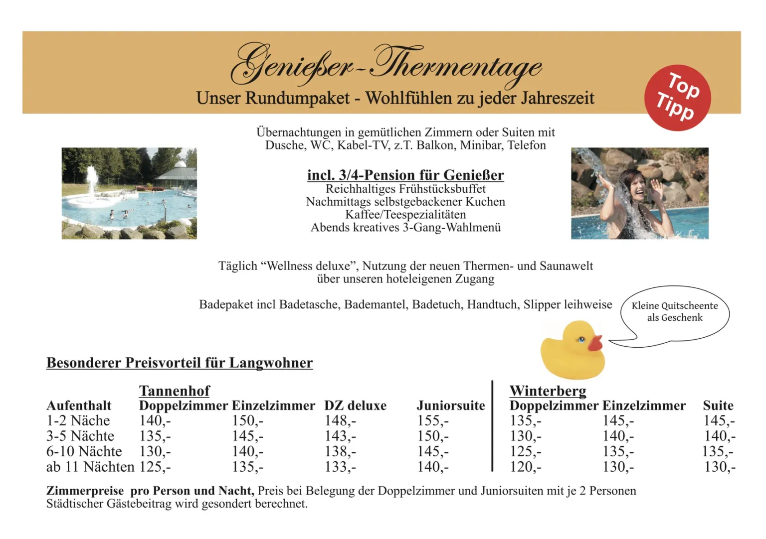 Preiseliste Solehotels 2026 3/8